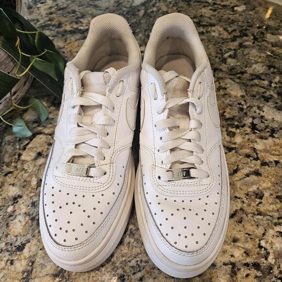 Size 9 - Nike Court Vision Alta Triple White W - Picture 6 of 9